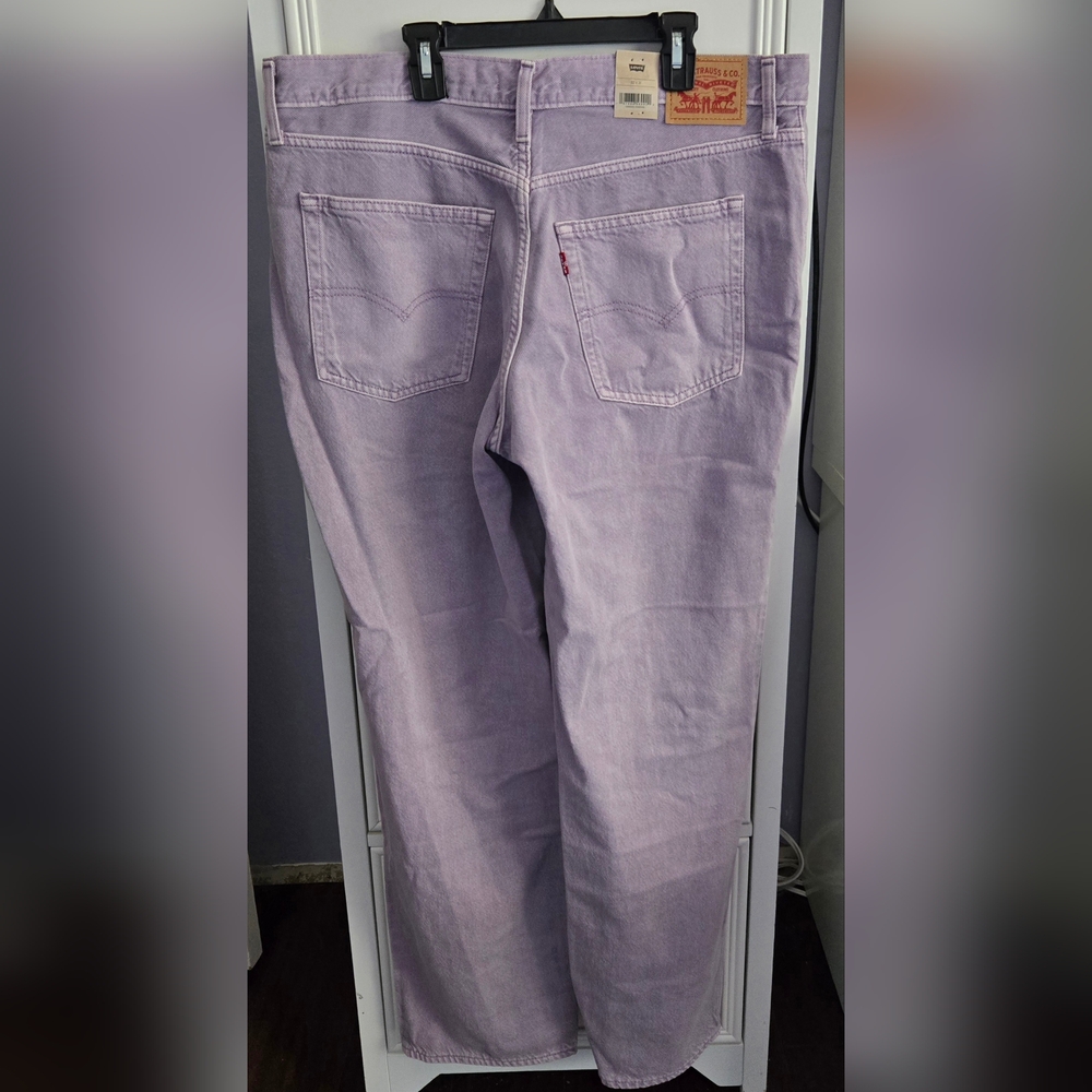 Levi's Lavender Mid Rise '94 Baggy Denim Jeans 32 x 31 NWT - Picture 6 of 14
